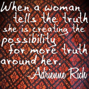 Adrienne Rich quote